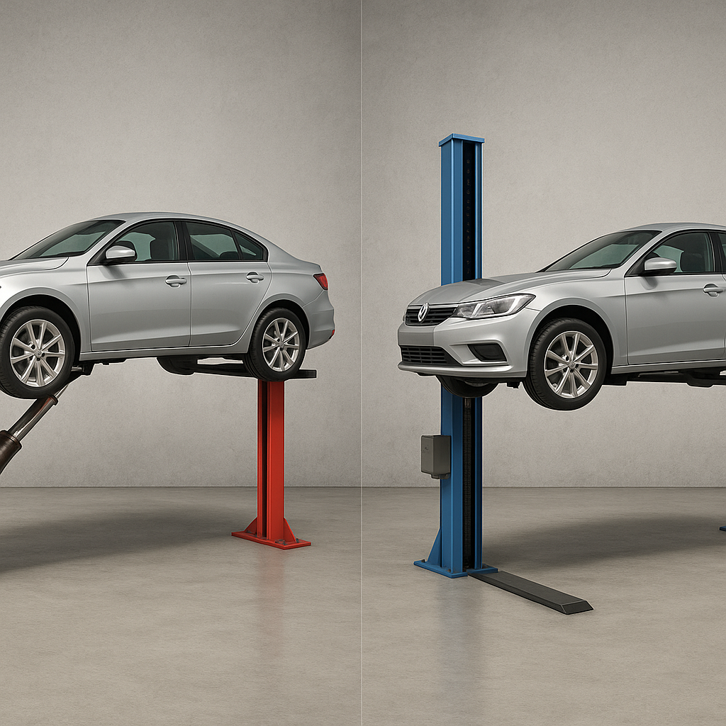 En este momento estás viendo Elevadores de autos hidráulicos vs. eléctricos: ¿Cuál elegir?