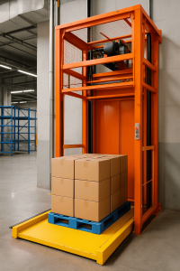Lee más sobre el artículo Elevadores montacargas industriales: Optimiza la logística de tu empresa
