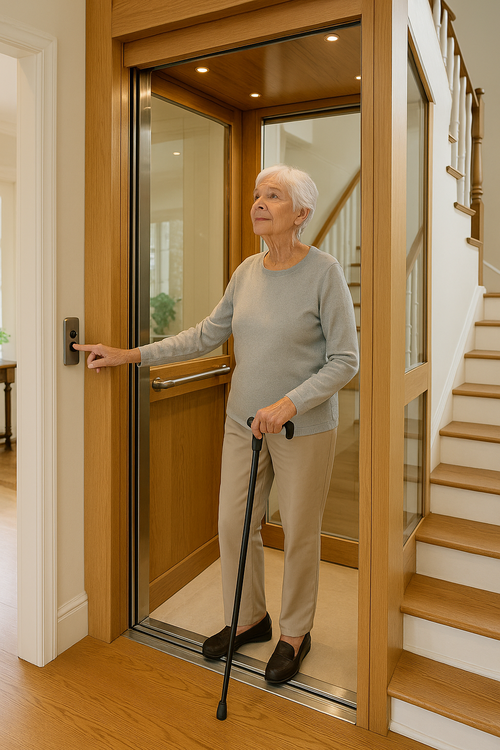 En este momento estás viendo ¿Qué tipo de ascensor residencial es el más seguro para adultos mayores?