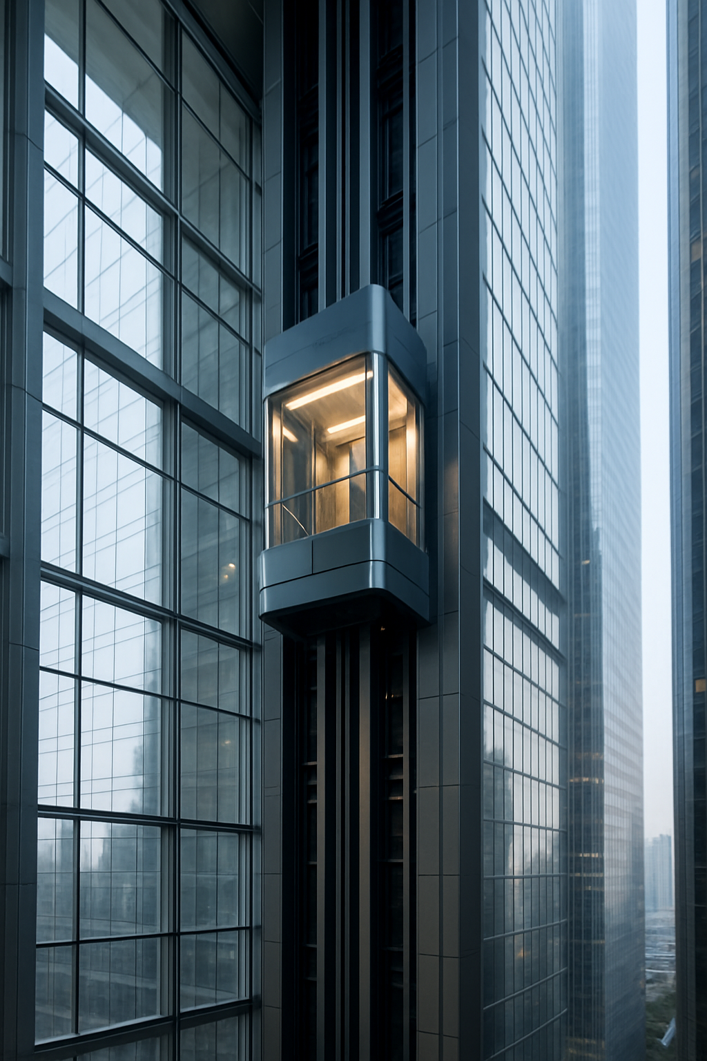 En este momento estás viendo Seguridad y velocidad: así evolucionan los elevadores para rascacielos