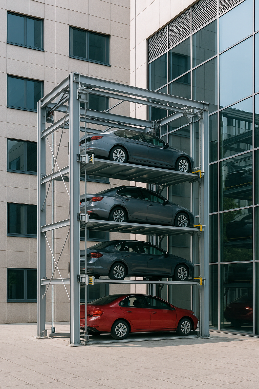Lee más sobre el artículo Espacios inteligentes: cómo los elevadores automatizados de estacionamiento están cambiando la ciudad