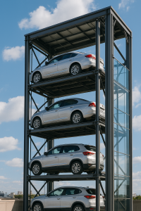 Lee más sobre el artículo Revolución urbana: Torres de estacionamiento automatizadas que ya operan en Latinoamérica