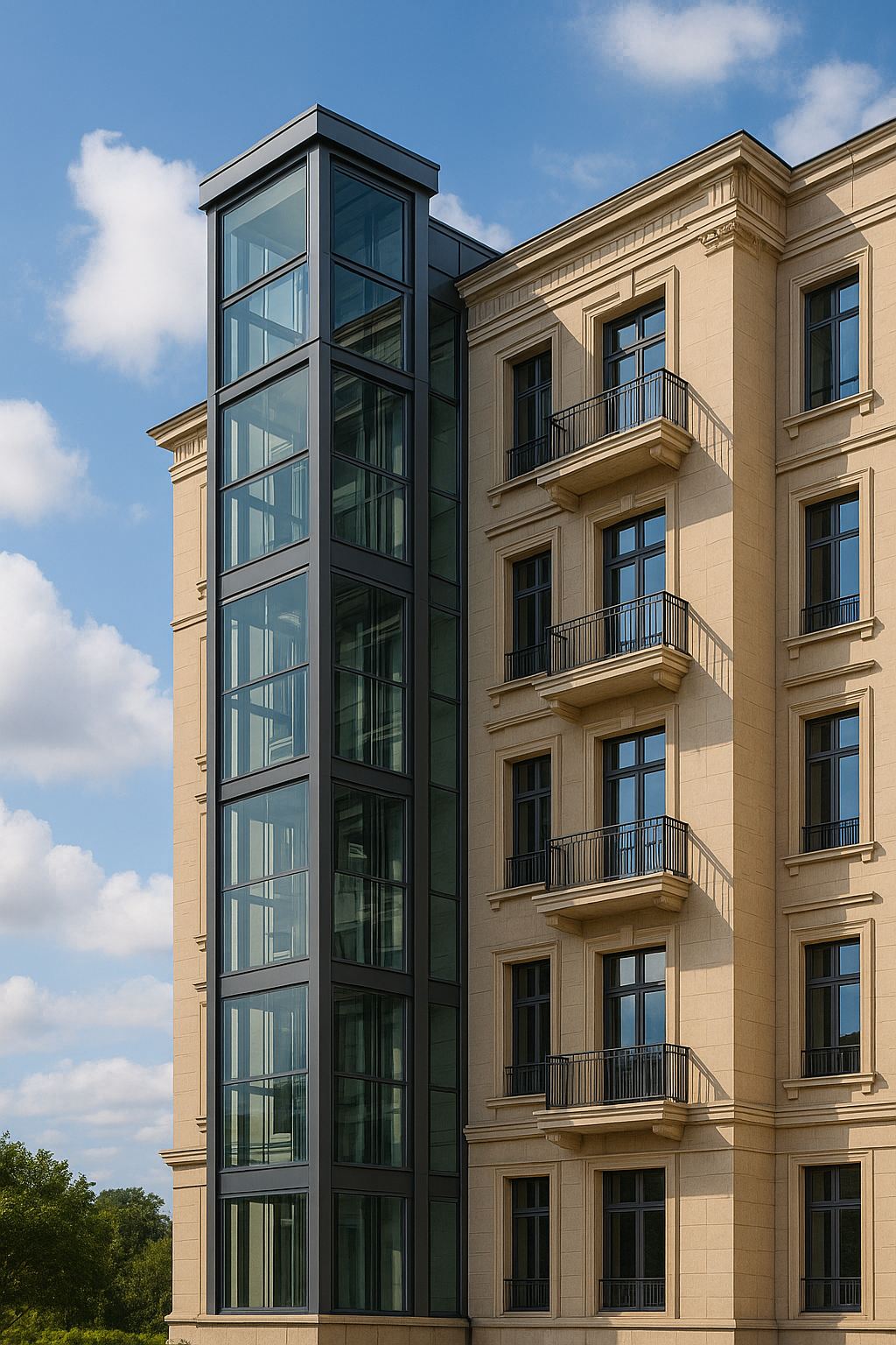 Lee más sobre el artículo Tecnología y diseño: los nuevos elevadores exteriores que realzan cualquier fachada