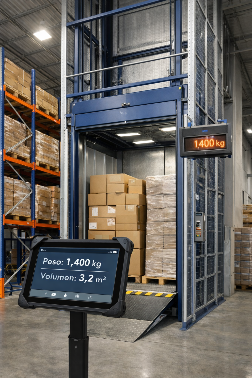 Lee más sobre el artículo Guía para calcular la capacidad ideal de un elevador montacargas para tu negocio