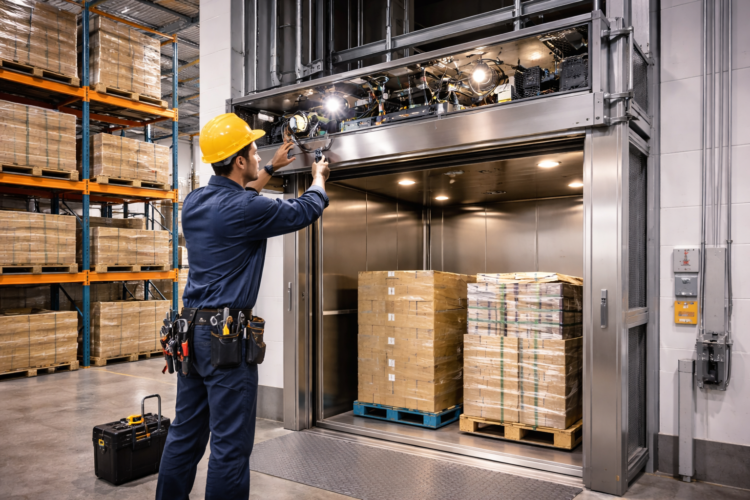 En este momento estás viendo Lo que debes considerar en el mantenimiento preventivo de un elevador montacargas en uso diario