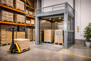 Lee más sobre el artículo Tipos de elevadores montacargas para negocios con bodegas pequeñas y medianas