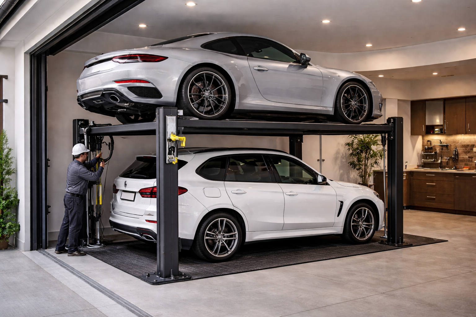 En este momento estás viendo Cómo funciona un elevador para autos en casa y qué requisitos estructurales necesita