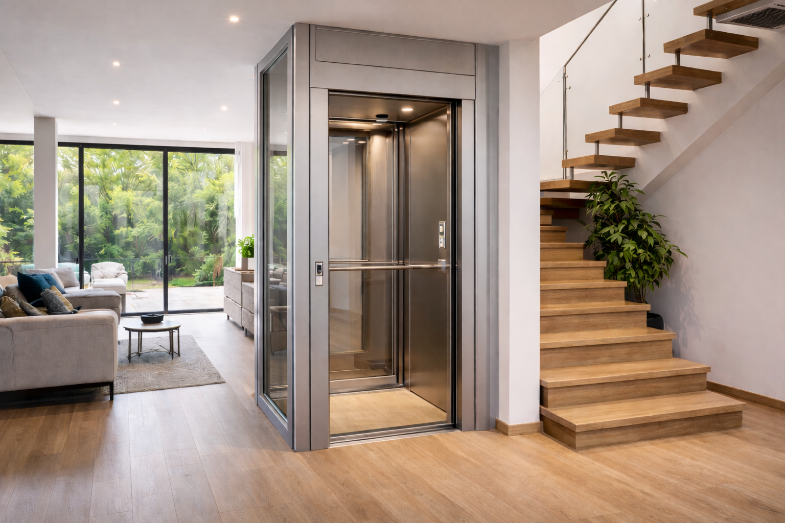 En este momento estás viendo ¿Cómo funciona un elevador doméstico compacto y cuánto espacio requiere realmente?