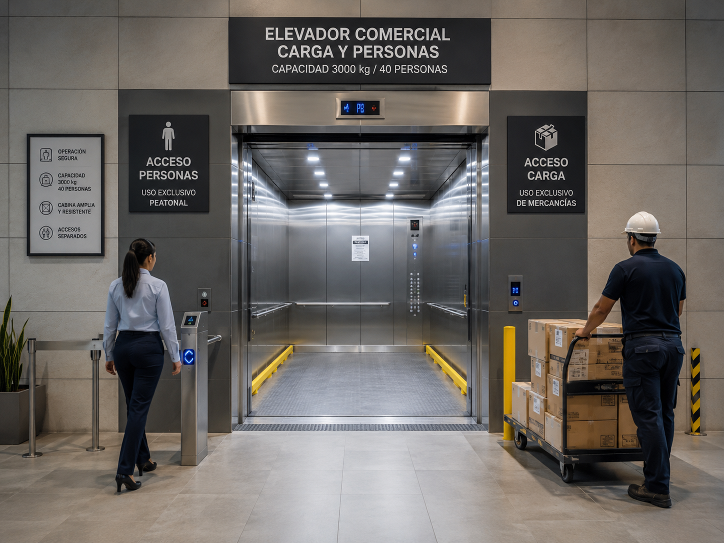 Lee más sobre el artículo Cómo elegir elevadores comerciales para carga y personas en México