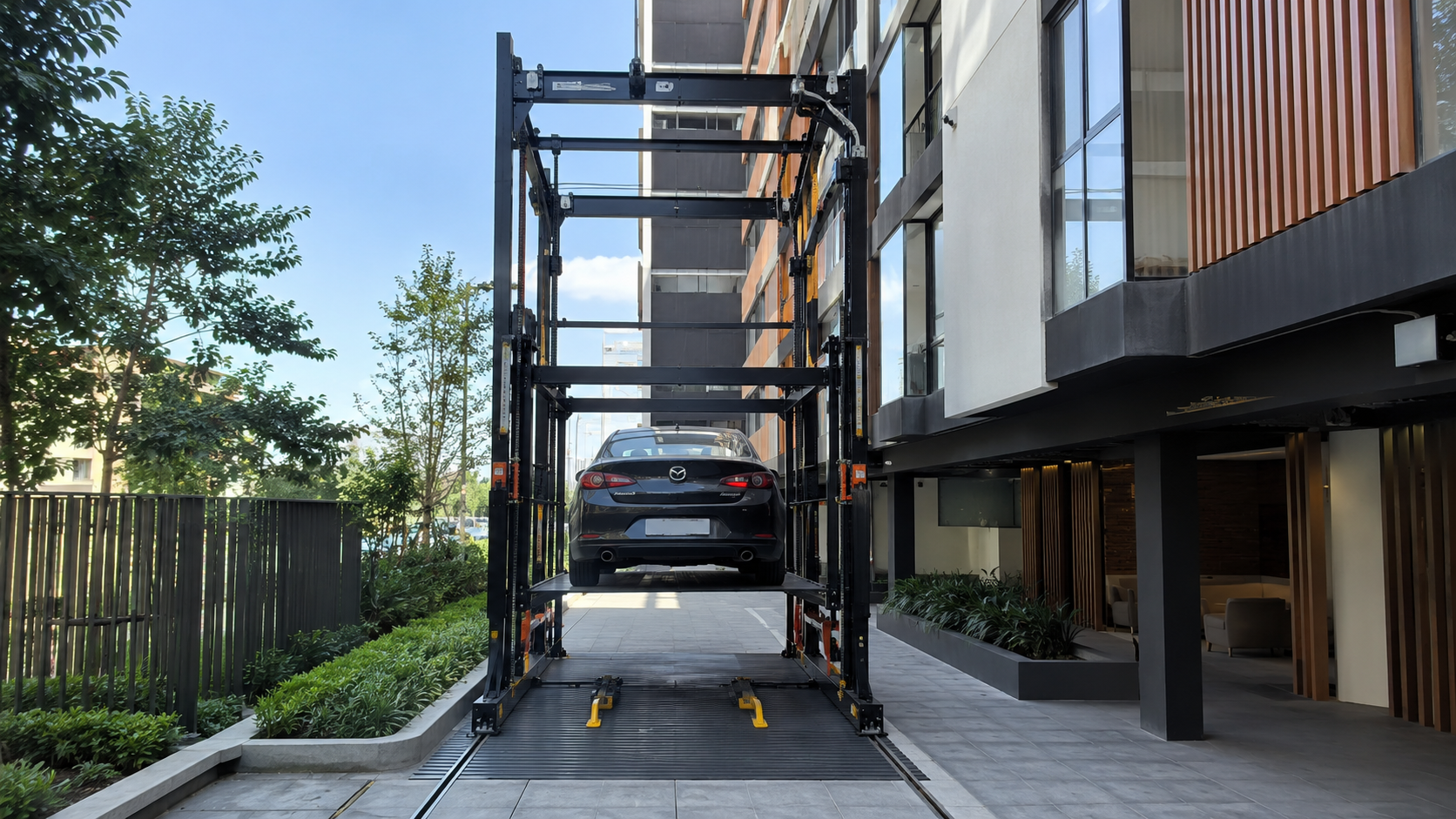 Lee más sobre el artículo Cómo instalar estacionamiento vertical junto a edificios en México
